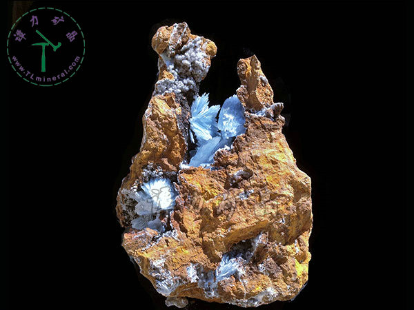 藍(lán)色重晶石，34x57x32cm-摩洛哥